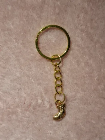 🌟 Porte-clés en forme de chaussette de Noël 🌟