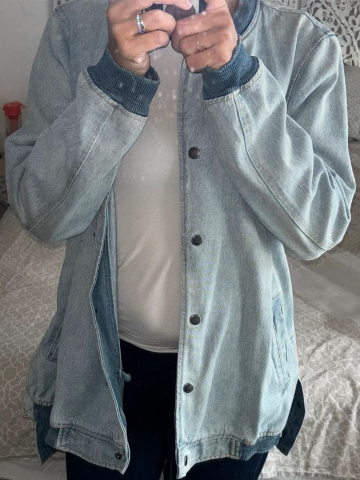 Veste en jeans oversize Zara - photo numéro 2