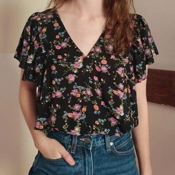 Blouse fleurie viscose Sud Express