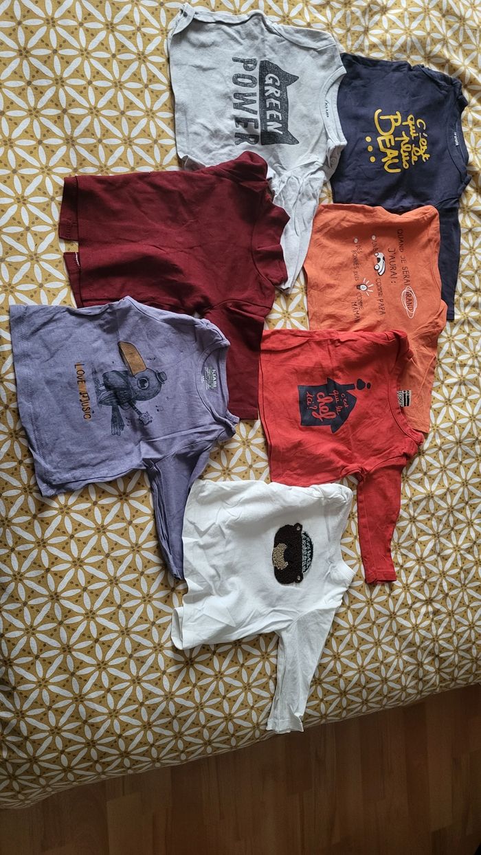 T shirt manche longue 3 mois garcon