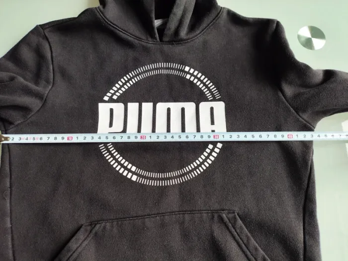 🖤🧥 Sweat à capuche Puma noir garçon – Taille 10-11 ans – Bon état - photo numéro 4