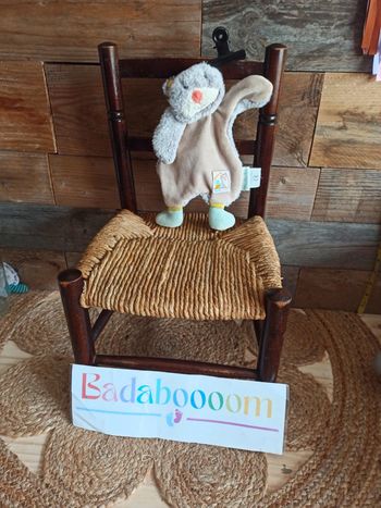 Doudou chat biscotte et pompon moulin roty