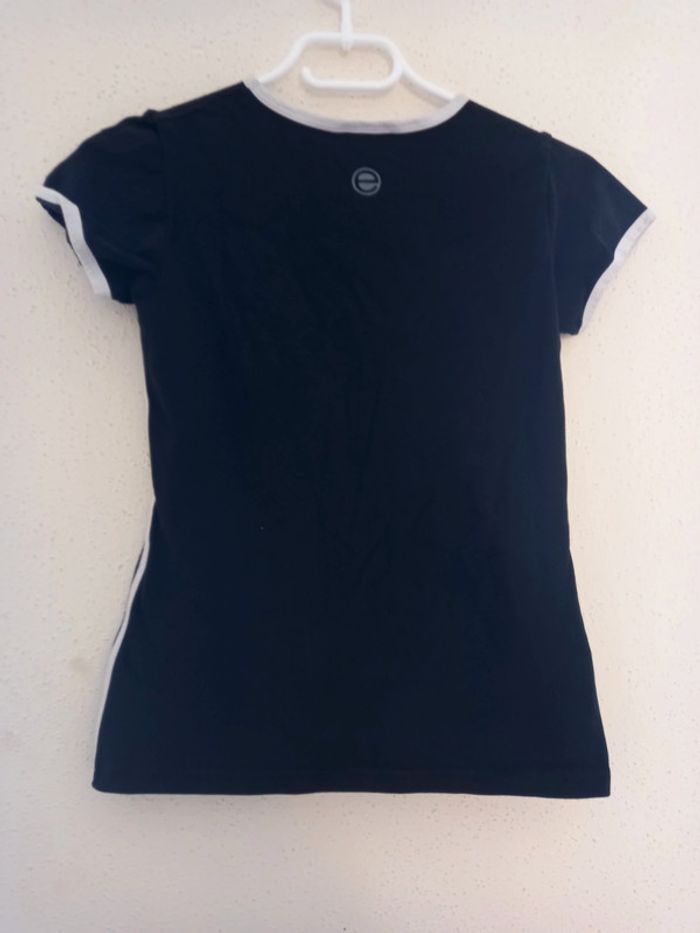 T-Shirt femmes noir et blanc Élite T: s - photo numéro 4