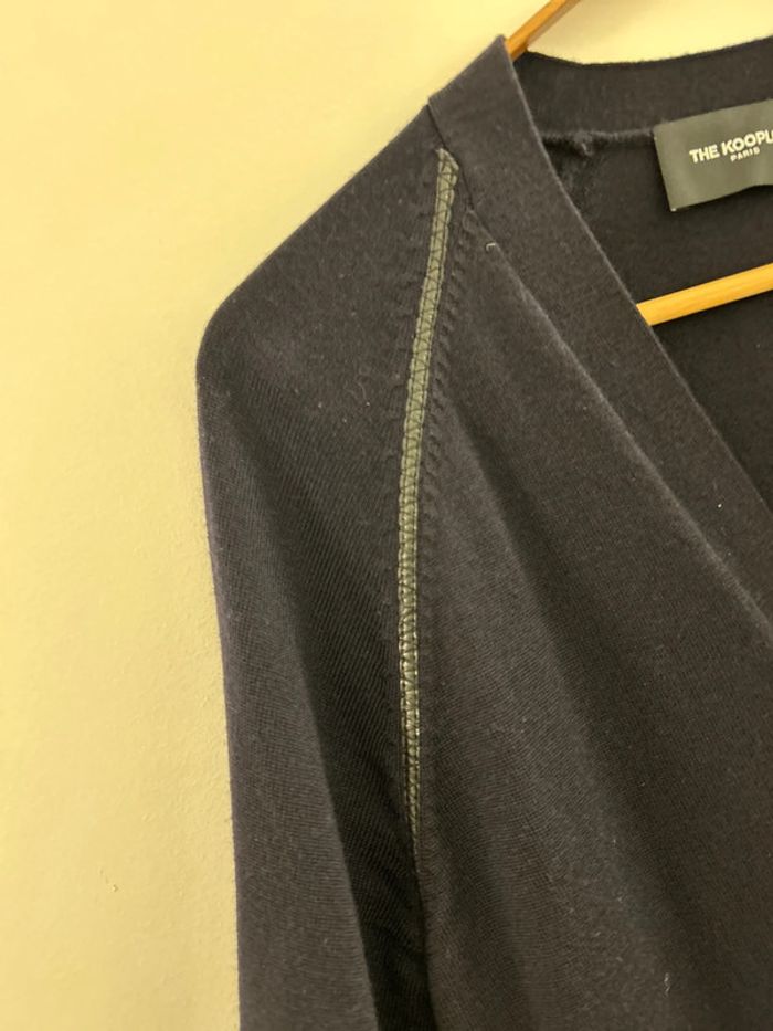 Cardigan thé Kooples Bleu Marine - photo numéro 6