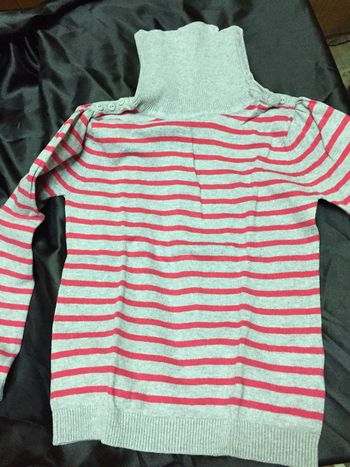 Pull col roulé en laine t 6ans