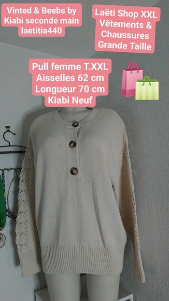 Pull femme T.XXL kiabi