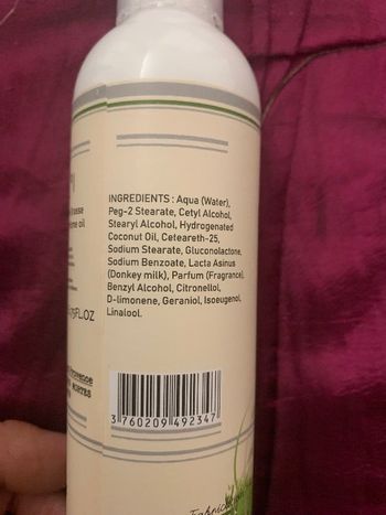 Lait corporel bio au lait d’ânesse