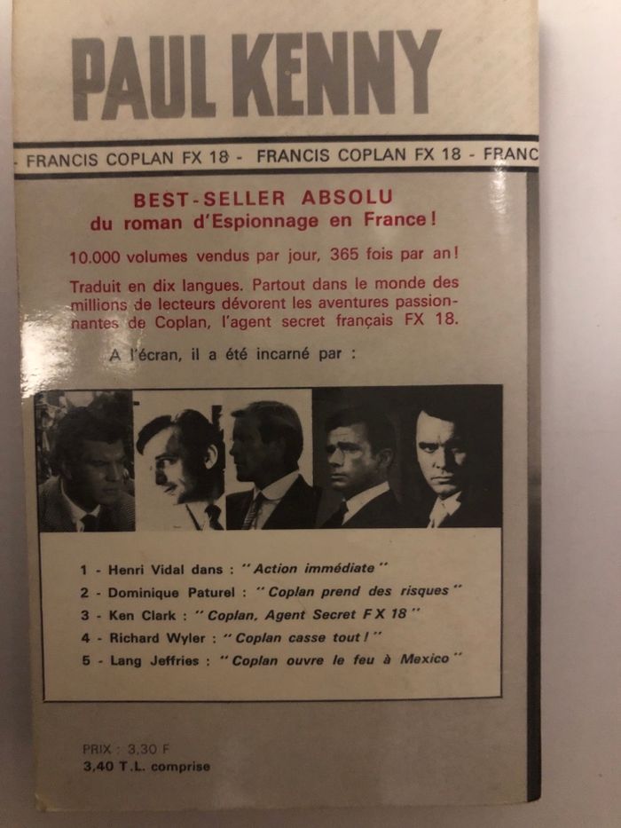 Livre complot pour demain Paul Kenny - photo numéro 2