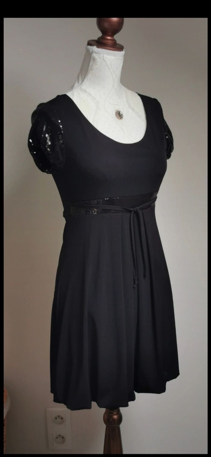 Robe mini noir Made in Italy M / 38 - photo numéro 6