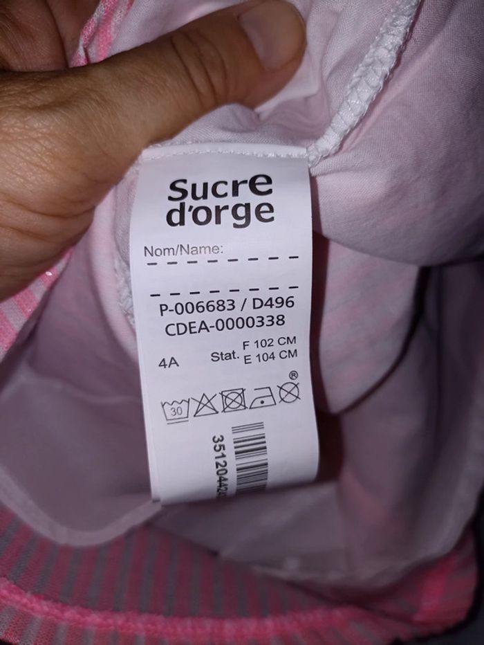 Débardeur sucre d orge 4 ans - photo numéro 3