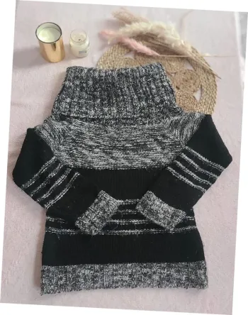 Pull à col roulé