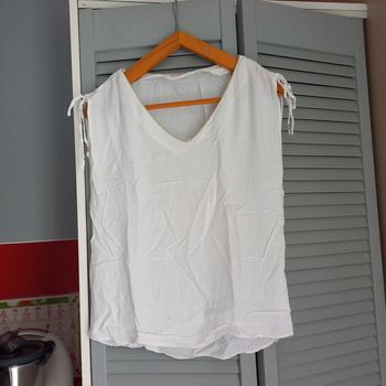 Haut sans manche blanc