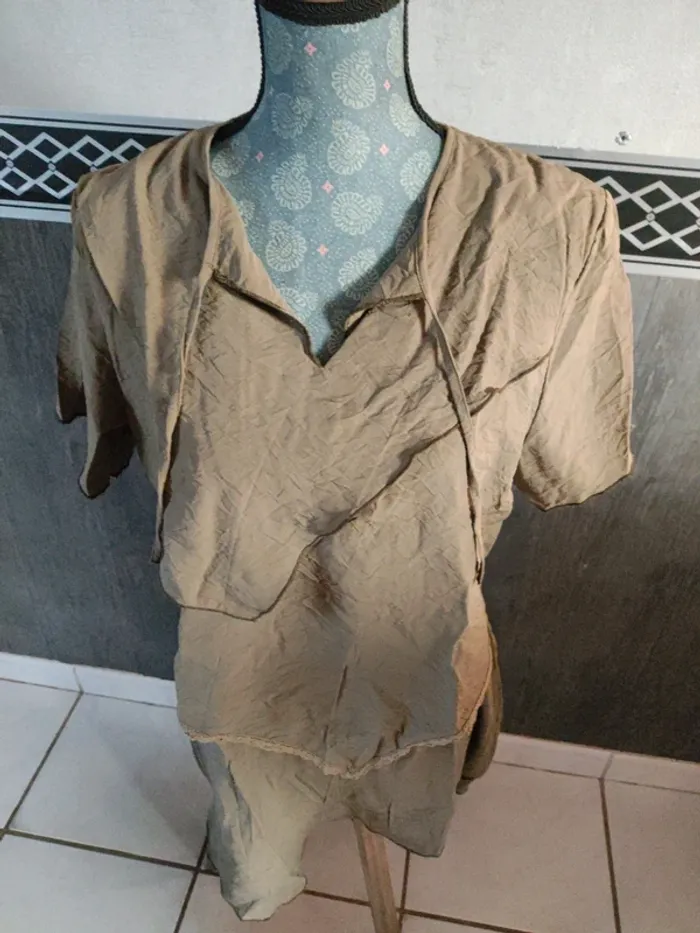 Tunique kaki taille 44 - photo numéro 5