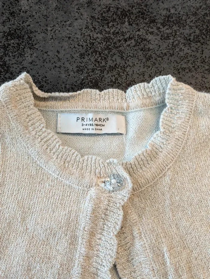 Gilet boléro fille 3/4 ans comme NEUF - photo numéro 2