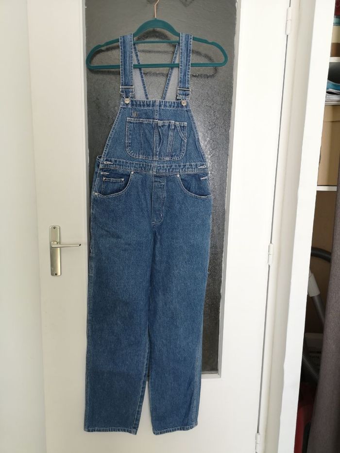 Salopette longue en jean