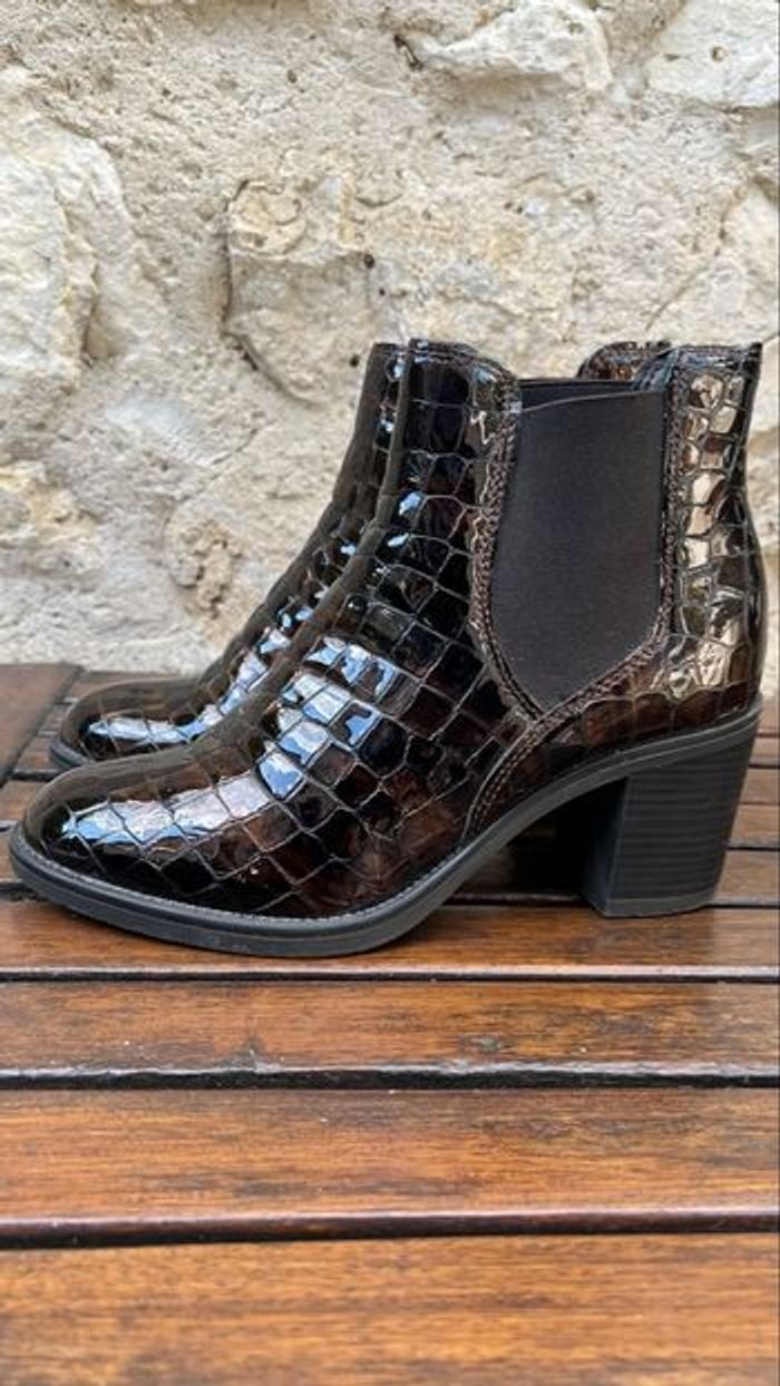 Chaussure Chelsea croco - photo numéro 2