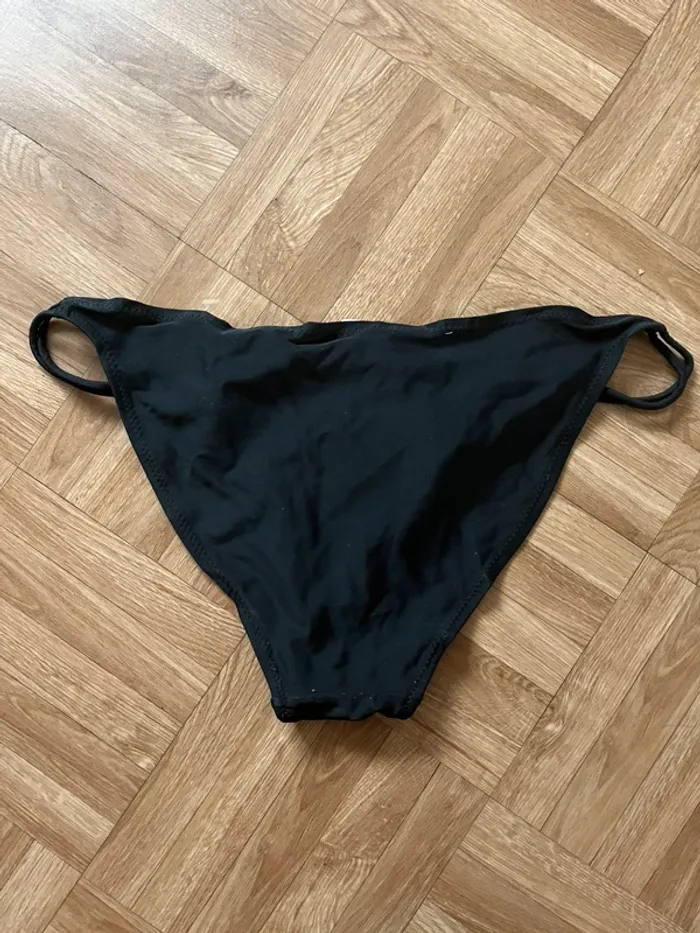 Maillot de bain 2 pièces noir vintage - photo numéro 7