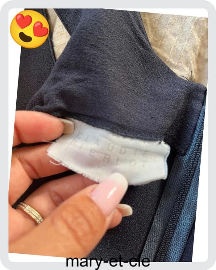 SOLDÉ - Robe fendue taille S Claudie Pierlot - photo numéro 6