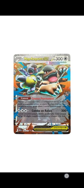Carte Pokémon Méga-Kangourex EX 