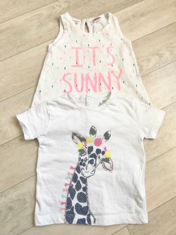 2 hauts d’été 9-12mois