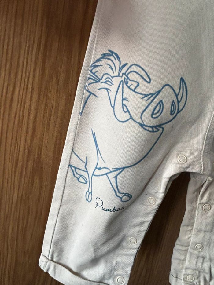 Salopette/t-shirt ML taille 80 cm - photo numéro 4