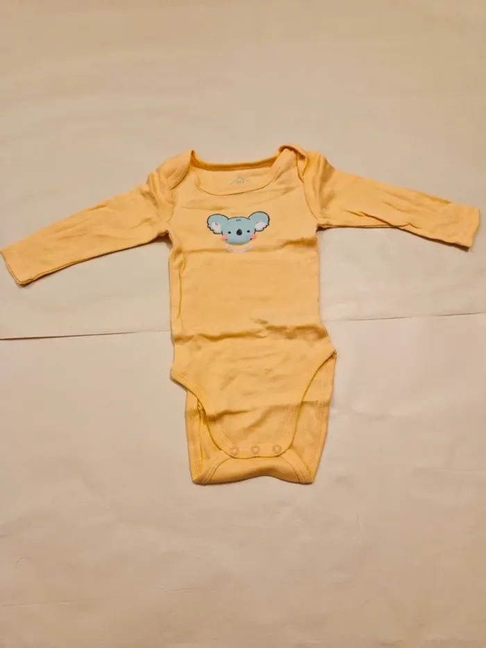 Lot 3 bodies manches longues 9 mois - photo numéro 2