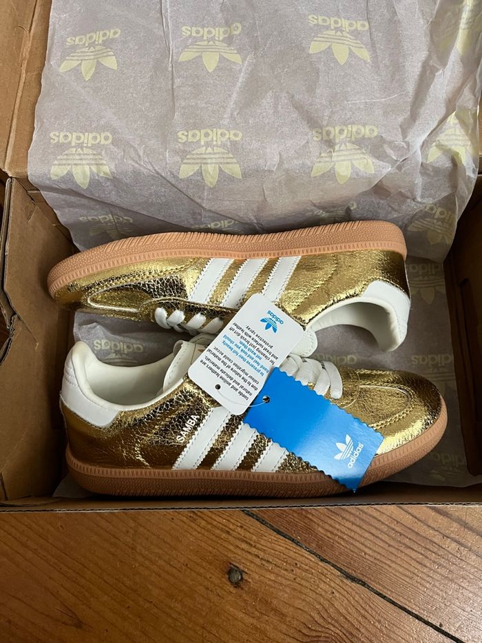 Adidas samba OG doré - photo numéro 3