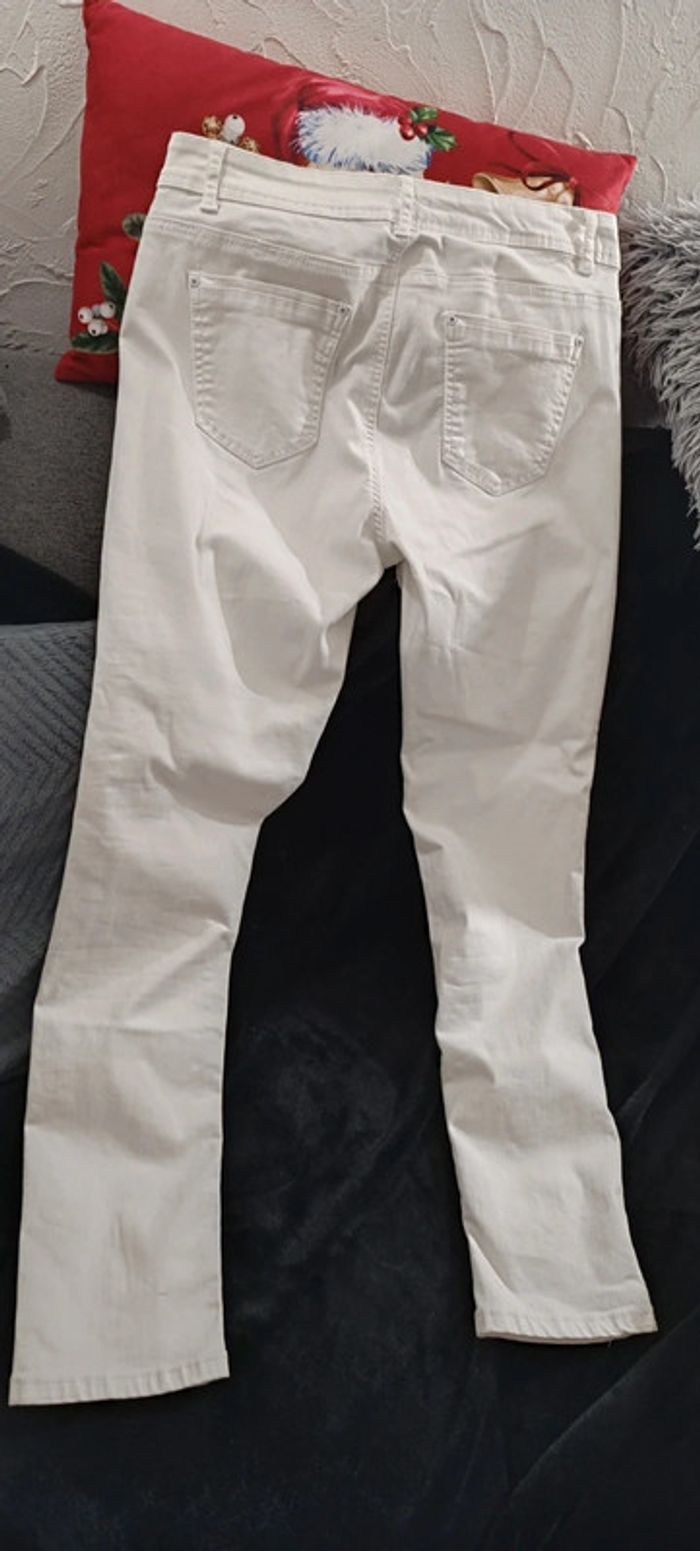 Pantalon blanc 44 - photo numéro 3