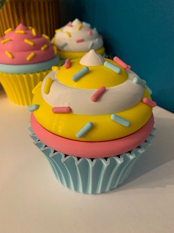 Magnifique boîte à bijou cupcake 