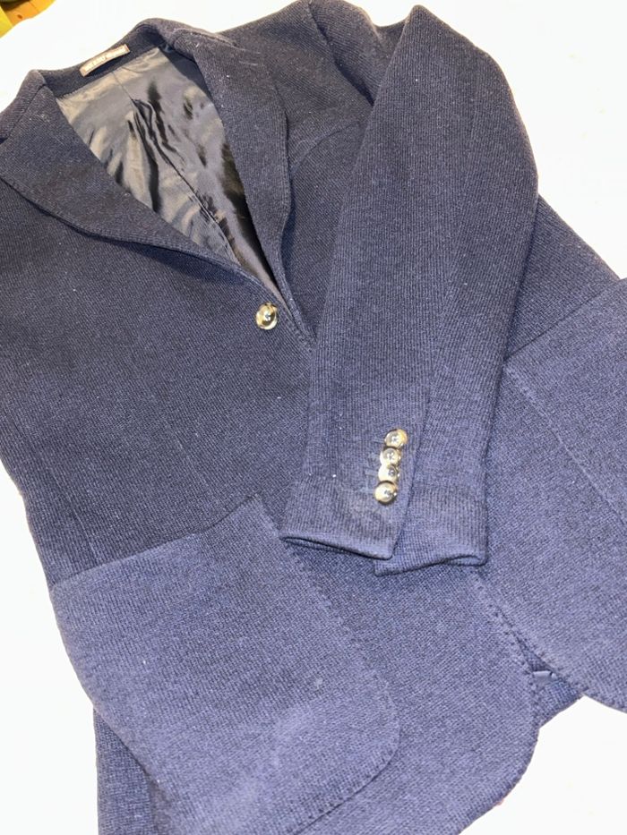 Blazer laine bleu marine - photo numéro 2