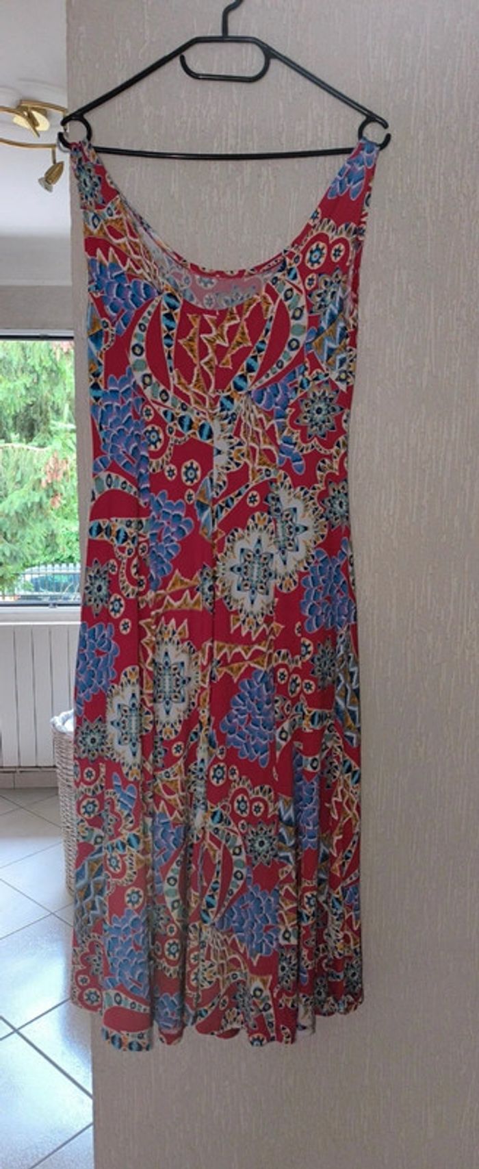 Robe longue fluide T42 neuve