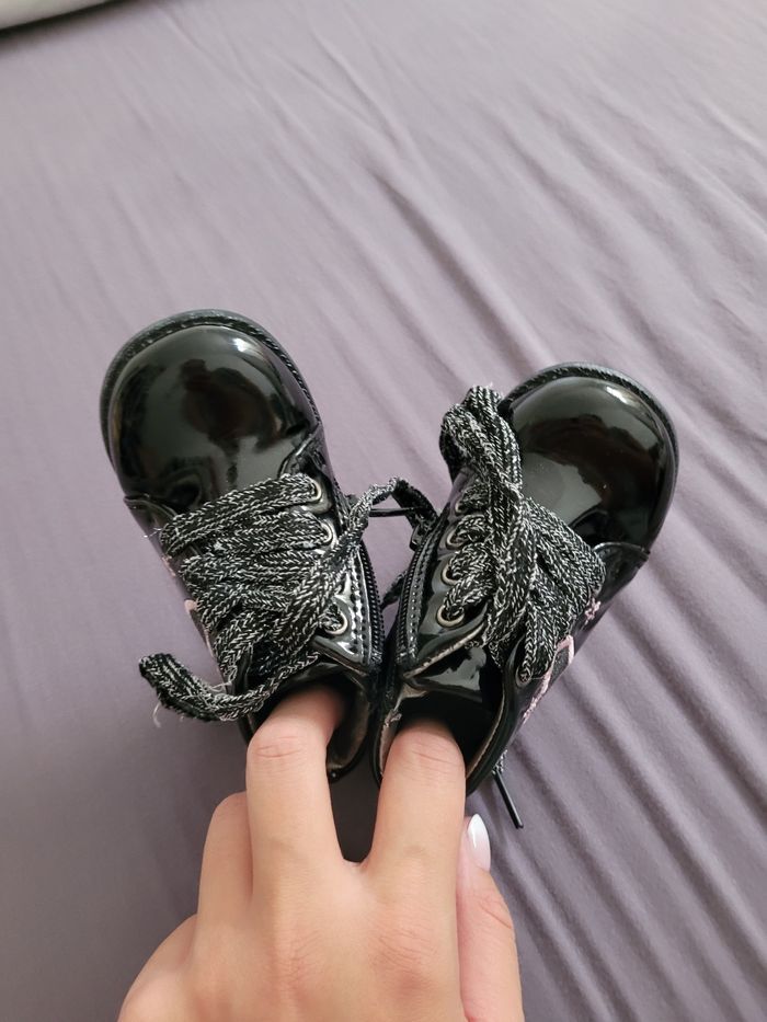 Botillons vernis à lacets - photo numéro 3