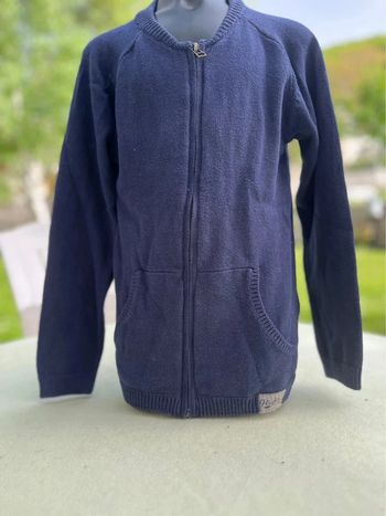 Gilet bleu marine Verbaudet taille 8 ans