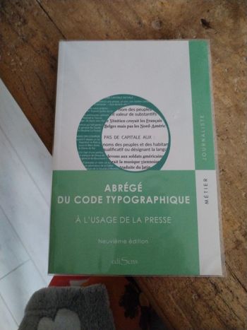 Abrégé du code typographique  à l'usage de la presse