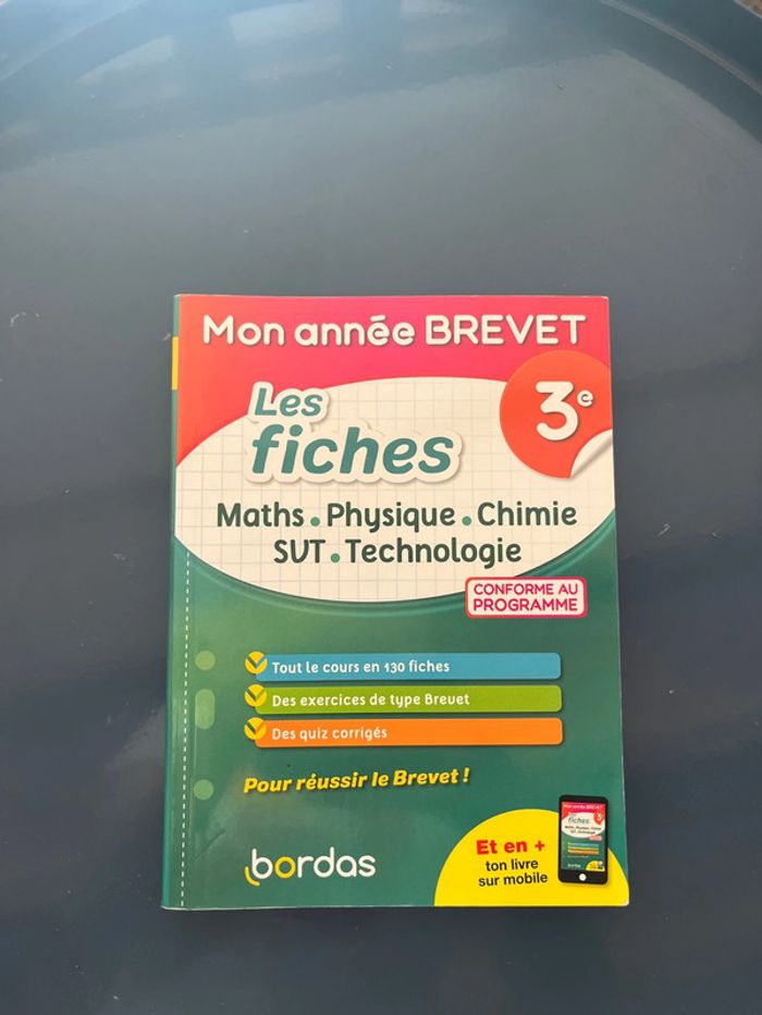 Fiche brevet 3 eme