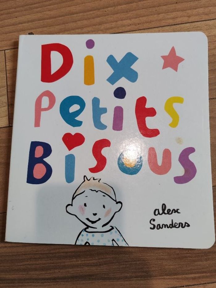 Livre illustré dix petits bisous