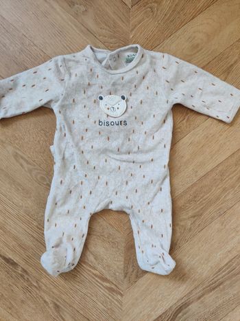 pyjama ours Kiabi 3 mois