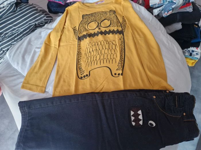 Ensemble petit garçon hiver "monstre"