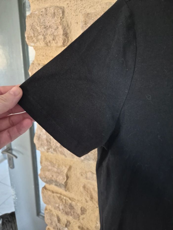 Joli Tee-shirt uni noir manches courtes XXVII Paris taille M - photo numéro 4