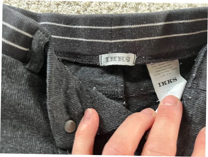 Pantalon gris Ikks taille 18 mois - photo numéro 3