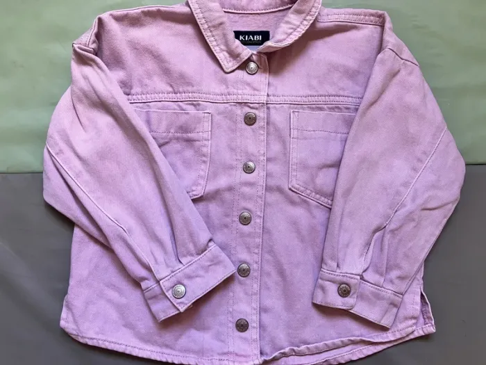 Veste mi-saison fille couleur lilas 5 ans Kiabi