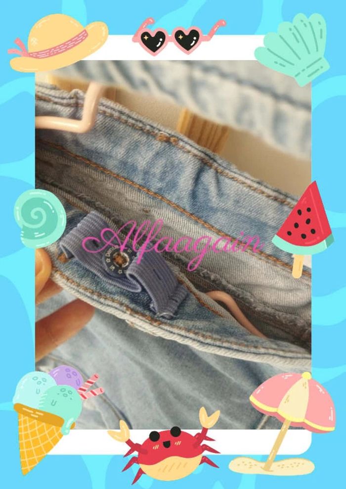 Lot shorts jean 7/8ans - photo numéro 16