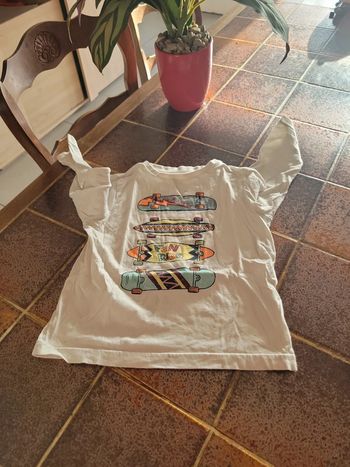 Tee shirt manches longues motif skate