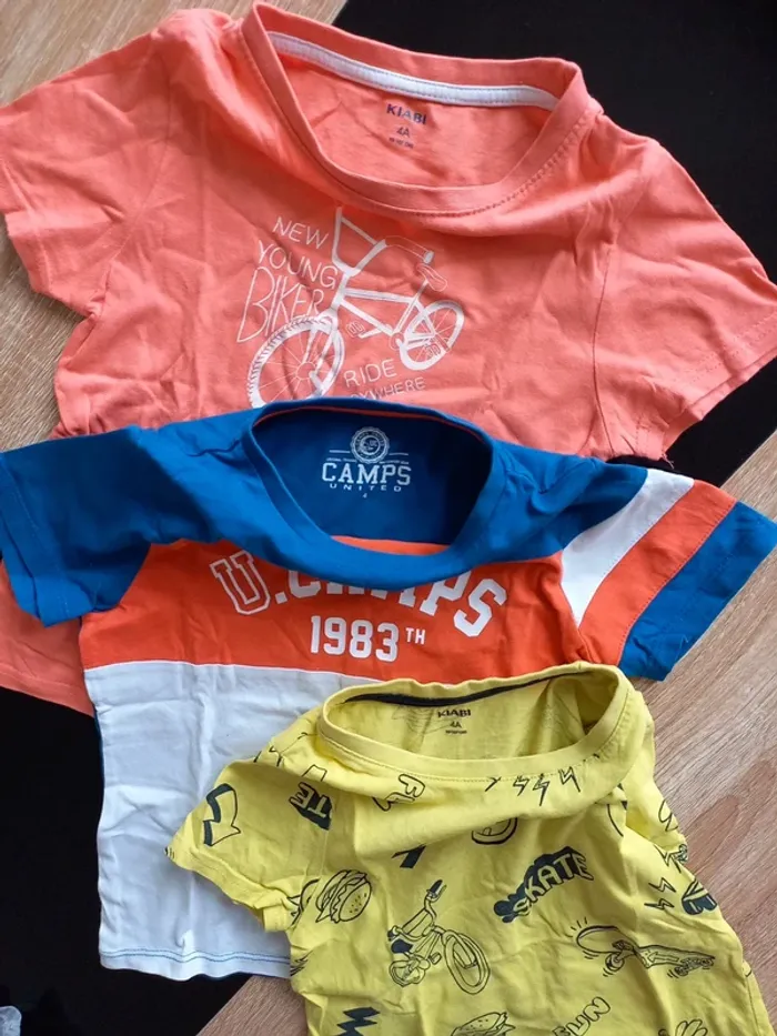 Lot de 6 tee-shirts garçons 4 ans - photo numéro 5