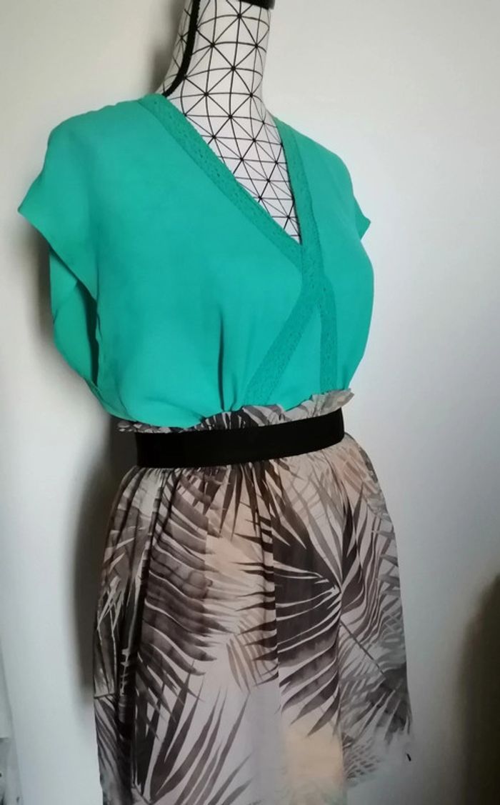 Blouse / haut vert d'eau - photo numéro 12