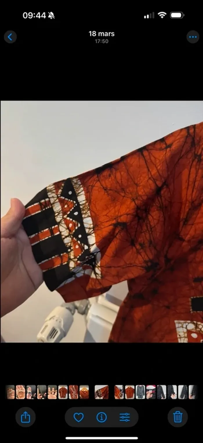 Chemise manches courtes à motif homme S ou 36 - photo numéro 4