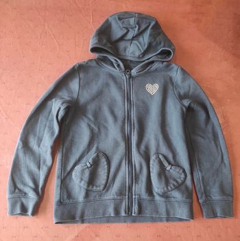 Gilet sweat à capuche fille 8/9 ans