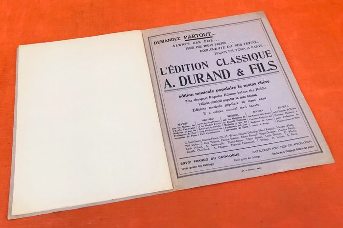 Ancienne partition de Musique Franz Von Suppé Poète et Paysan - photo numéro 8