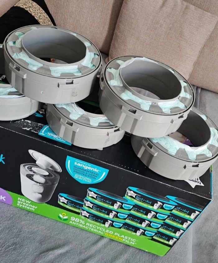 Lot de 5 recharges twist & click Tommee Tippee neufs - photo numéro 2