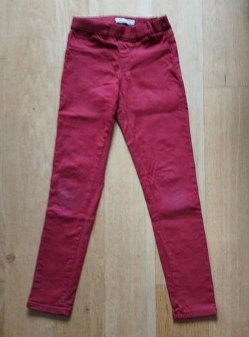 Jeans jegging bordeaux Monoprix Teens 10 ans